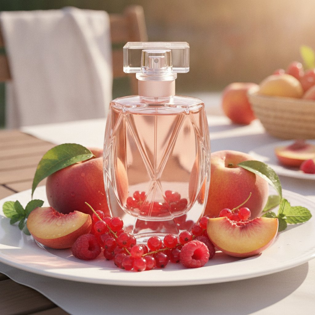 Parfum fructat cu piersică și fructe roșii – Nubra
